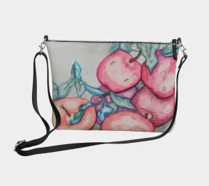 Leather Quick resolution Apples Crossbody Ink Fashion-forward Purse Vegan