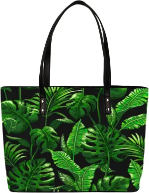 Leather Tote Bag for Women Fashion Shoulder Bag Purses and Handbags Large Capacity Satchel Bags for Work Travel