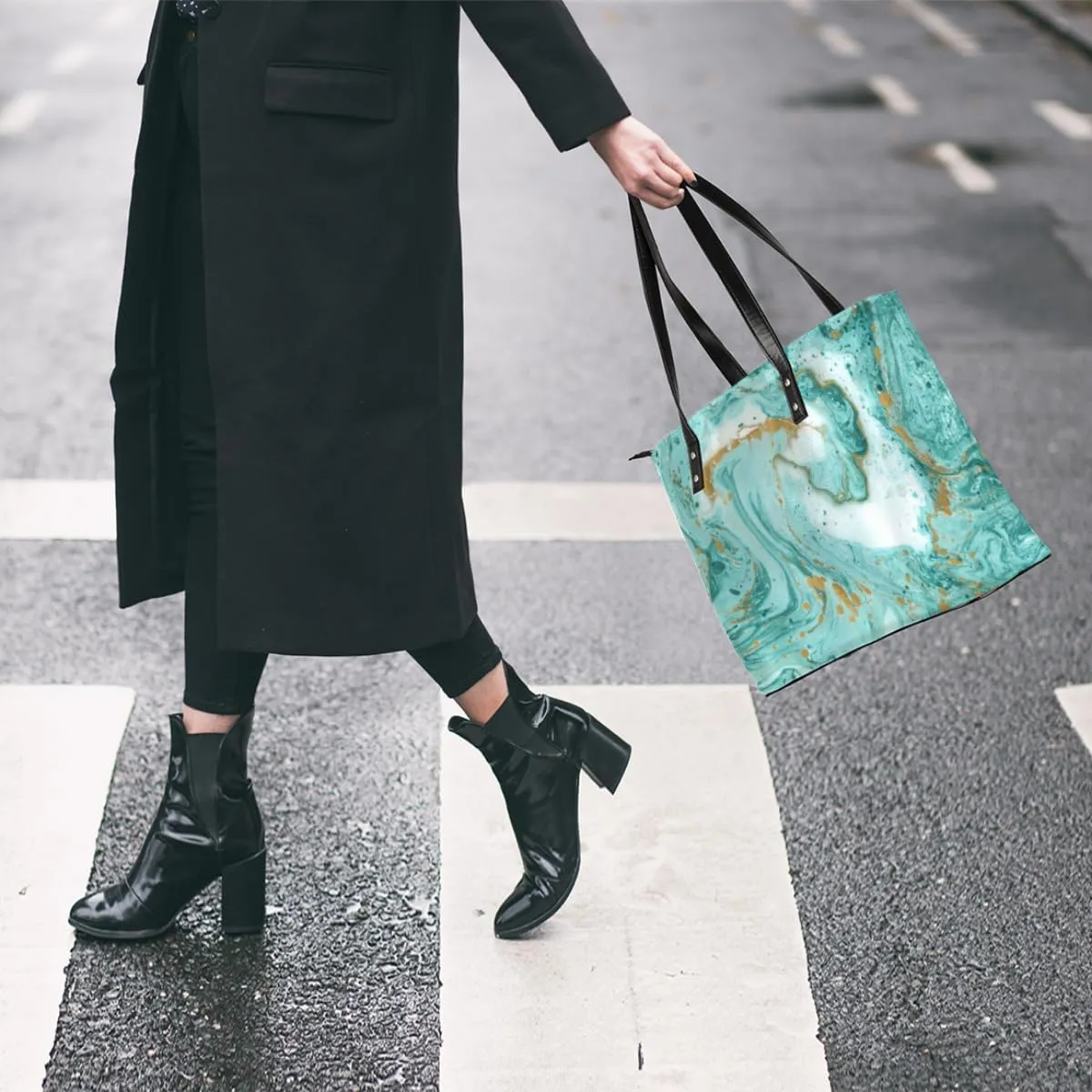 Leather Tote Bag for Women Fashion Shoulder Bag Purses and Handbags Large Capacity Satchel Bags for Work Travel