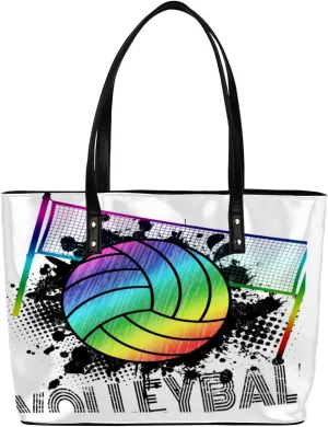 Leather Tote Bag for Women Fashion Shoulder Bag Purses and Handbags Large Capacity Satchel Bags for Work Travel