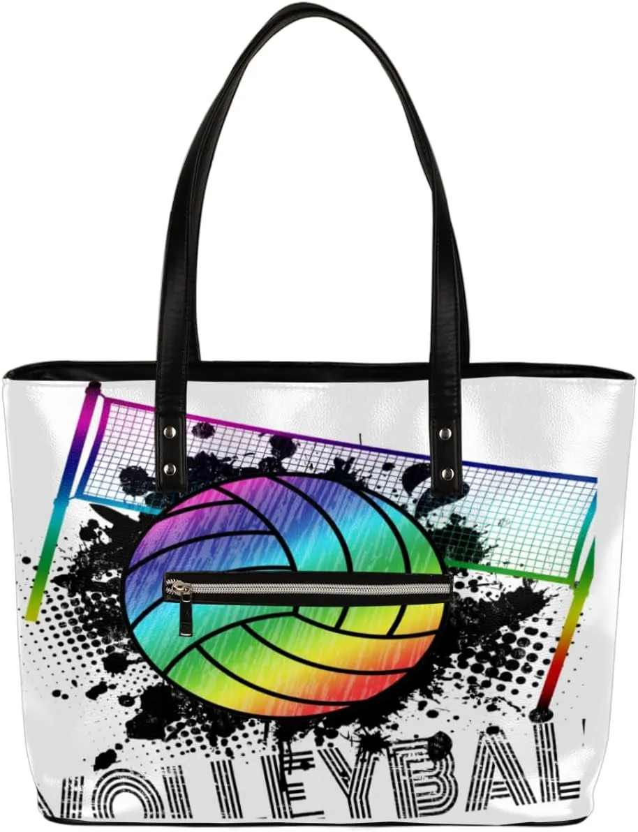 Leather Tote Bag for Women Fashion Shoulder Bag Purses and Handbags Large Capacity Satchel Bags for Work Travel