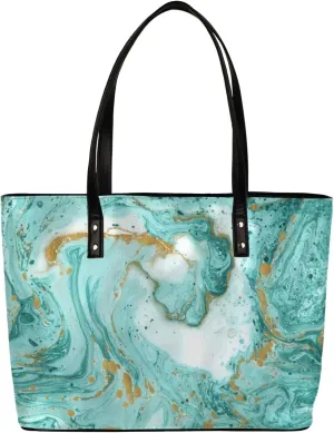 Leather Tote Bag for Women Fashion Shoulder Bag Purses and Handbags Large Capacity Satchel Bags for Work Travel
