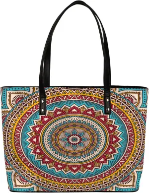 Leather Tote Bag for Women Fashion Shoulder Bag Purses and Handbags Large Capacity Satchel Bags for Work Travel
