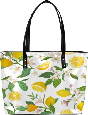 Leather Tote Bag for Women Fashion Shoulder Bag Purses and Handbags Large Capacity Satchel Bags for Work Travel