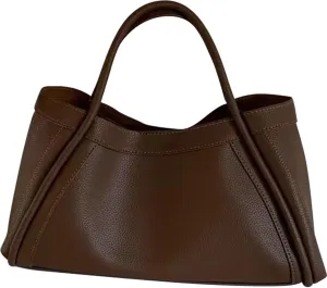 Leather Tote Bag for Women Large Capacity Leather Handbags with Purse Adjustable Fashion Handheld/Shoulder Bags Women for Work Travel CoffeeBag