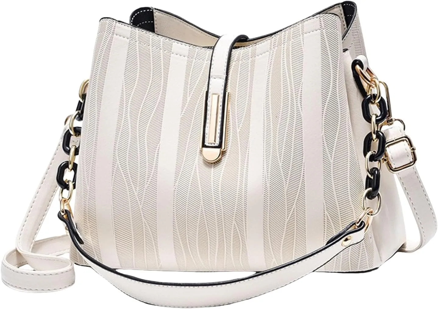 Lightweight Puffy Tote Bag with Compartments Women's Fashionable And Versatile Trendy Large Capacity Soft Leather