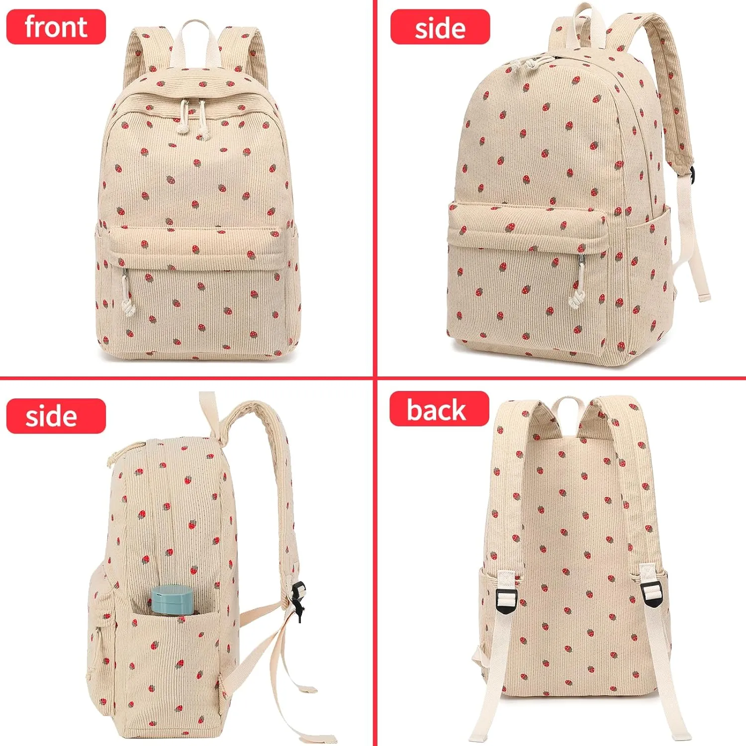 LOIDOU Backpack for School Teen Girls Boys Bookbag Casual Daypack Backpacks Lightweight for Middle School College Student