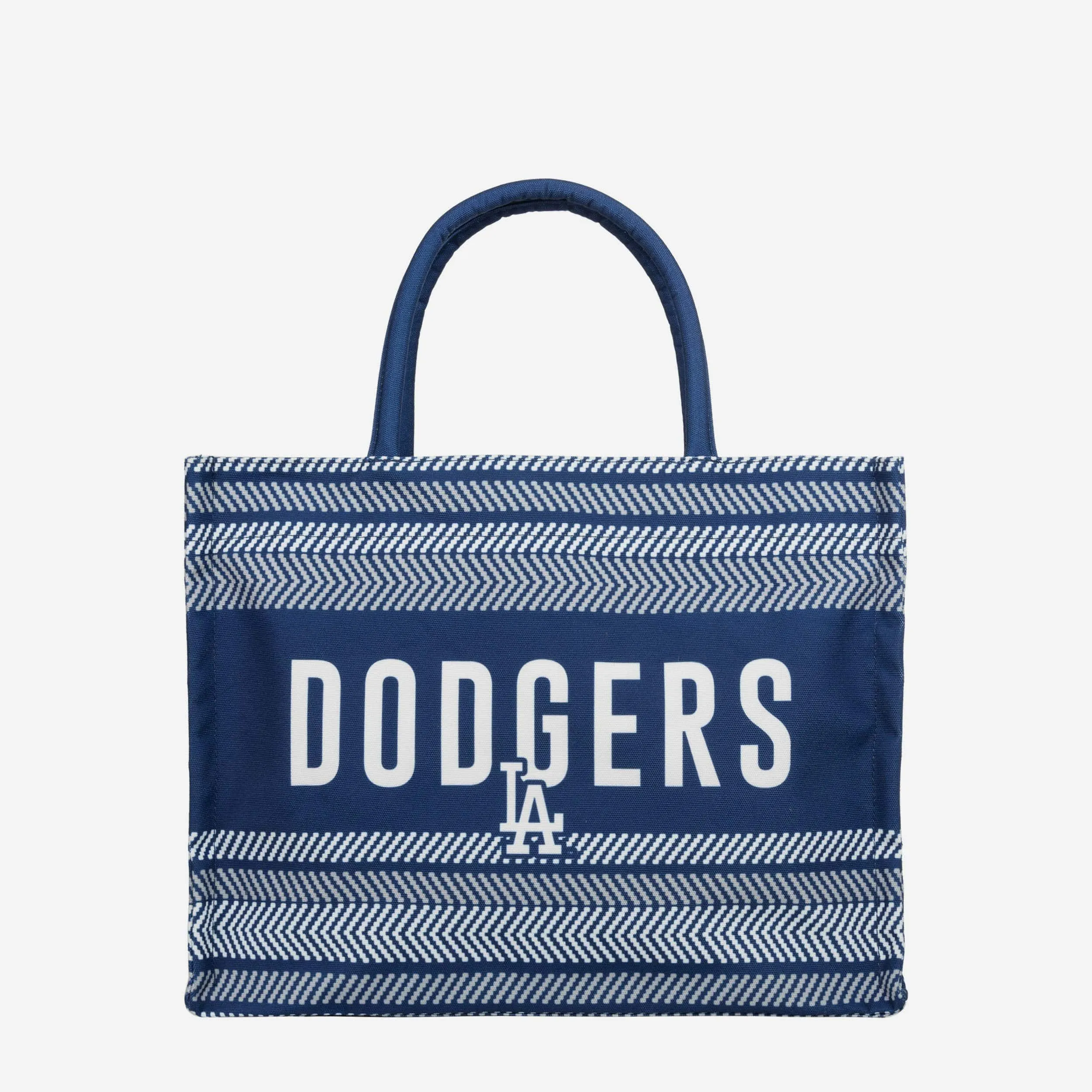 Los Angeles Dodgers Stitch Pattern Canvas Tote Bag