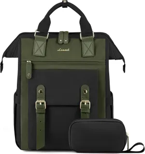 LOVEVOOK Laptop Backpack for Women Work Teacher Bag Travel Backpack, Stylish College Backpack Purse, Business Computer Laptop Bag Nurse Bags, Casual Daypack, 17 Inch