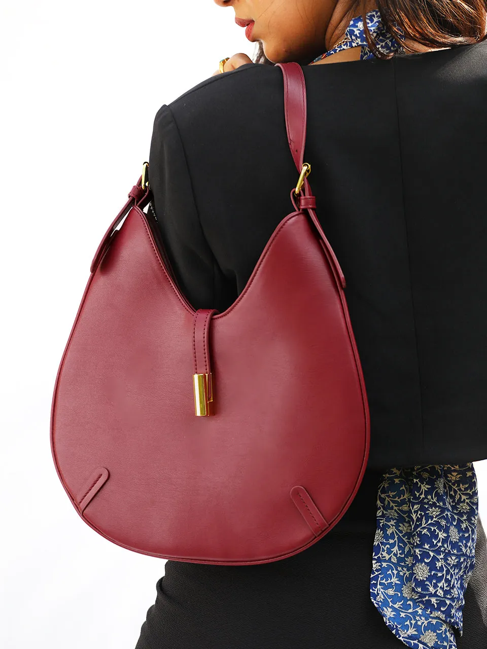 Luna Maroon Sling Bag