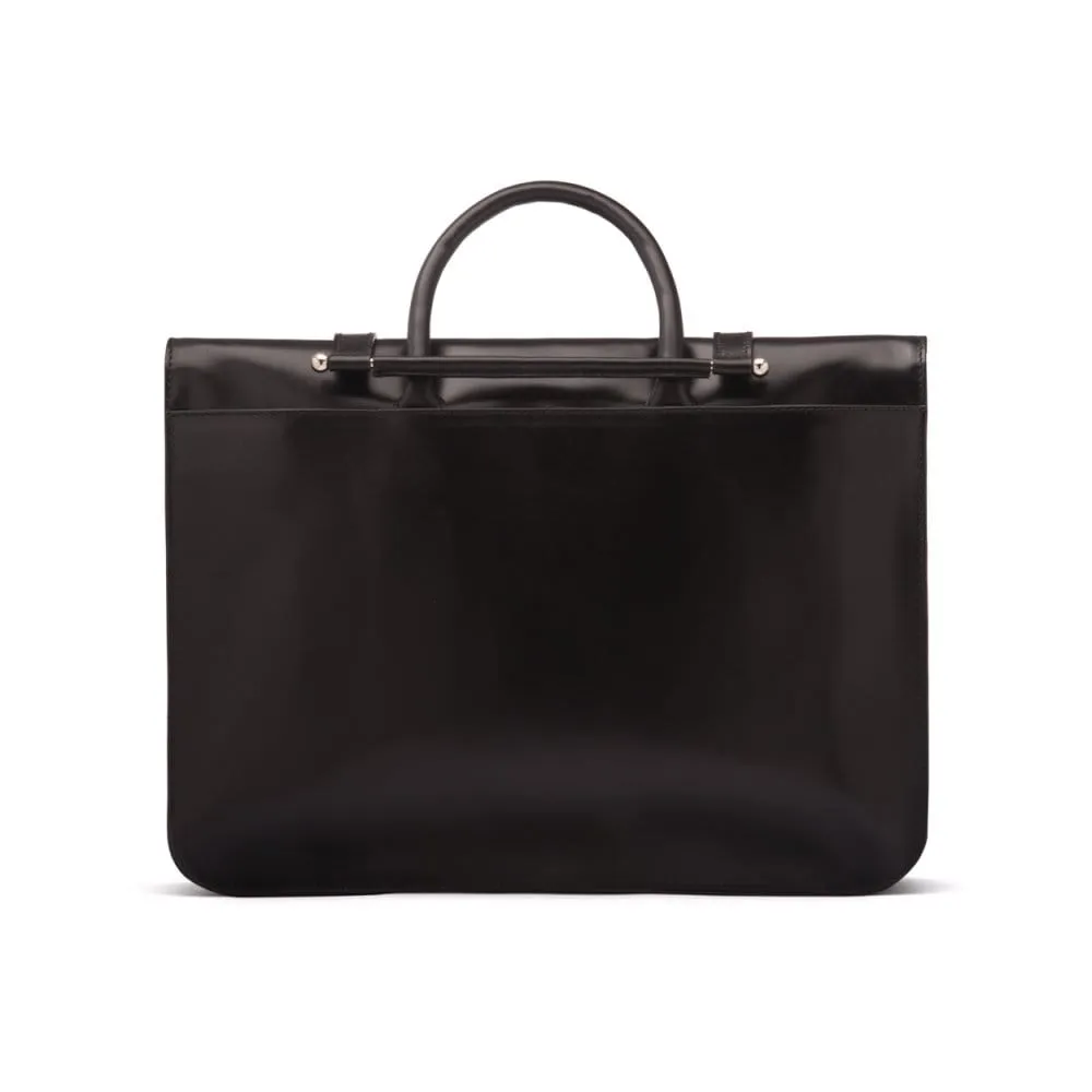 Luxury Leather Music Bag - Black