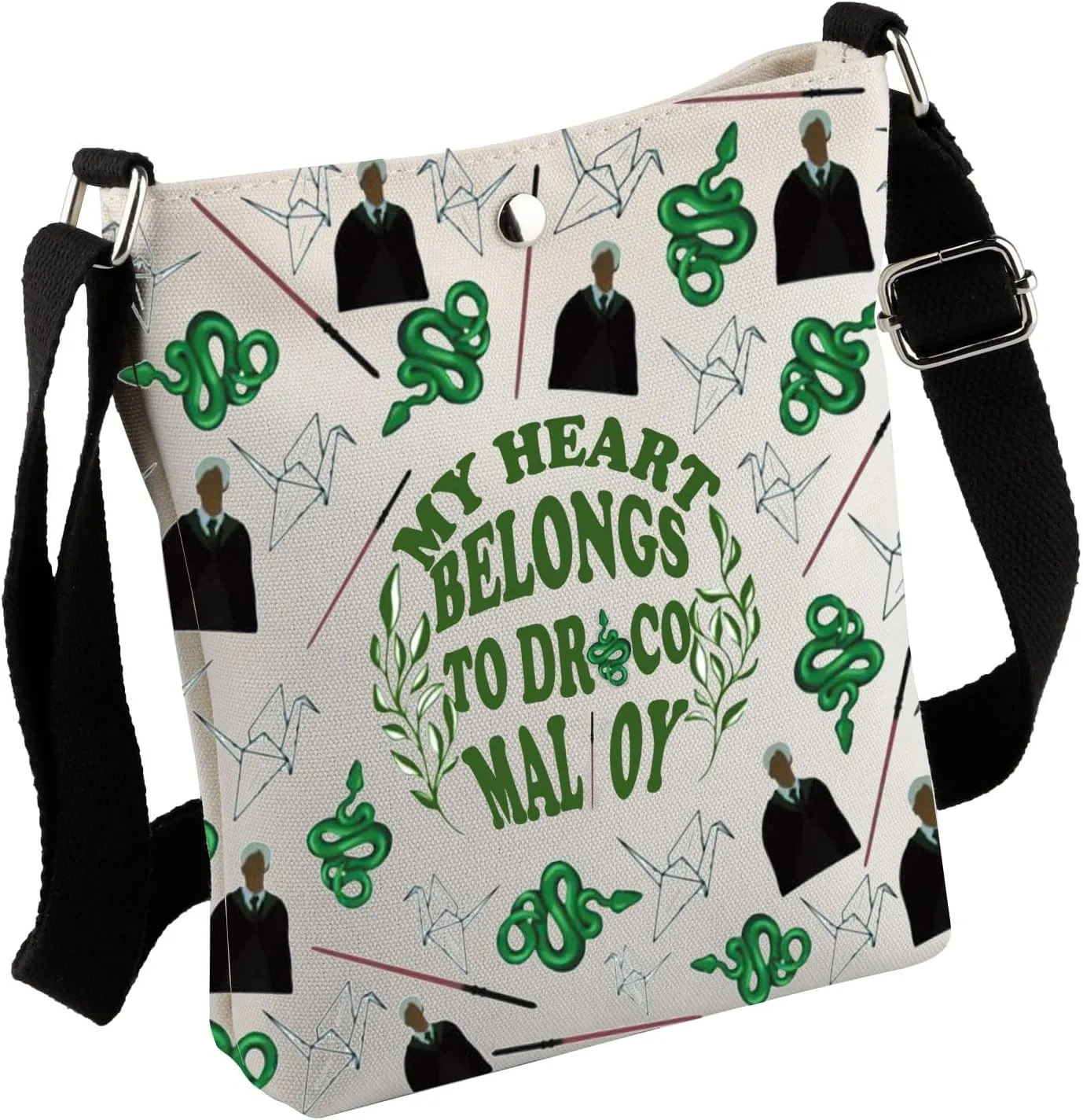 Magic School Movie Inspired Gift Movie Fan Gift My Heart Belongs To DM Crossbody Bag Magical Merch