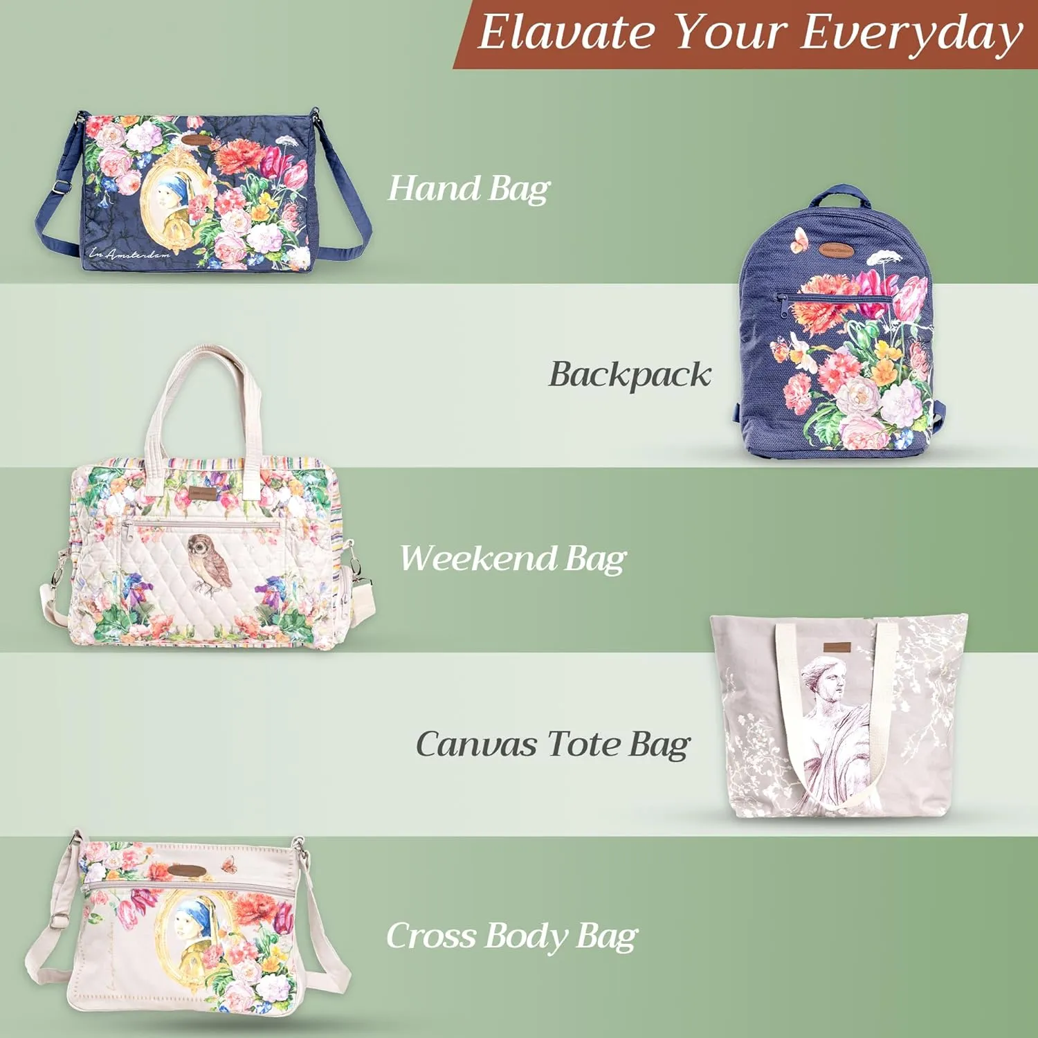 Maison d' Hermine Shopping Bags Cotton Quilted Tote Bag with Zipper Pockets Small Pouch Reusable Grocery Bag Work Travel