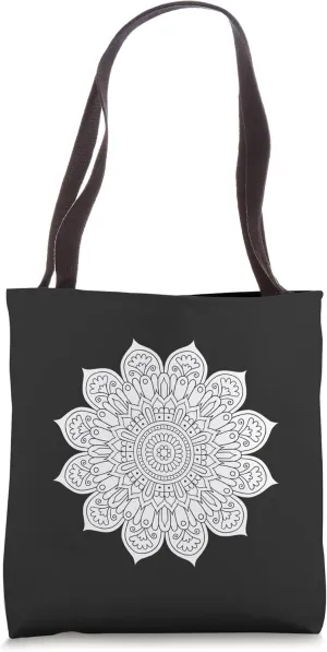 Mandala Coloring Tote Bag