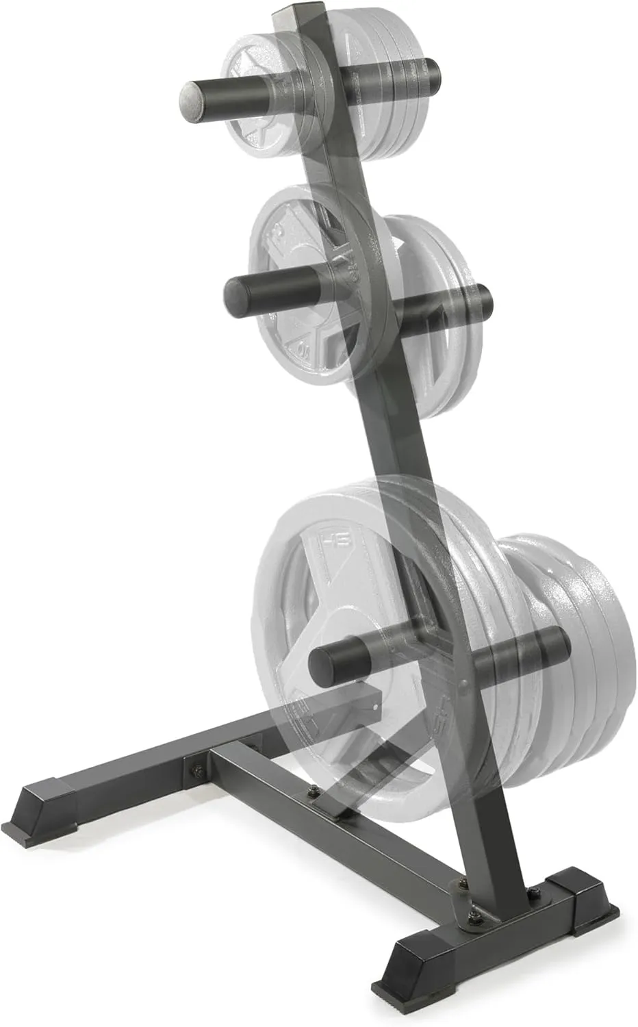 Marcy Olympic Weight Plate Tree for 2-Inch Plates Weight Storage Rack