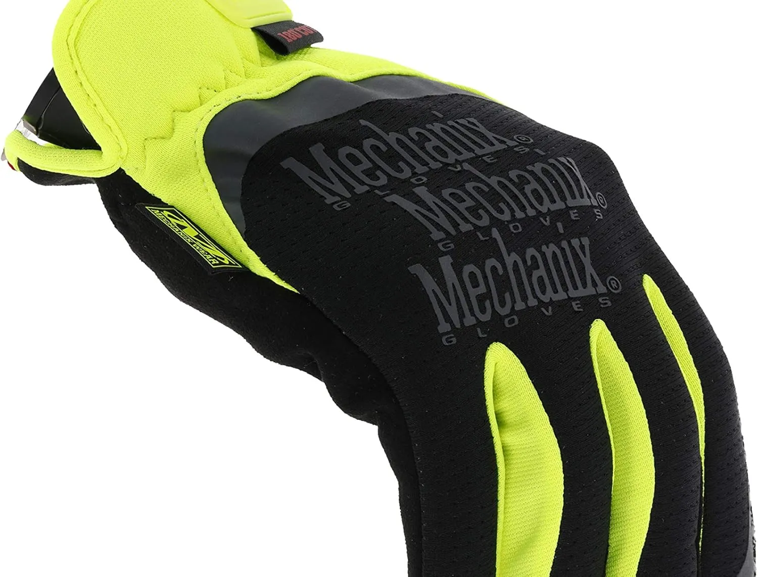 Mechanix Wear: FastFit E5 Work Gloves (Medium, Black/Fluorescent Yellow)