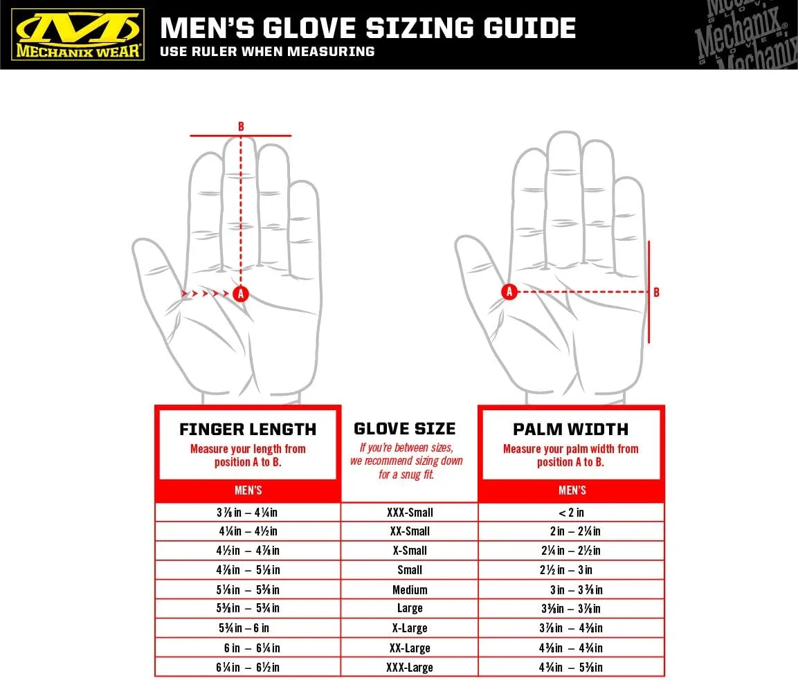 Mechanix Wear: Material4X FastFit Work Gloves (X-Large, Brown/Black)
