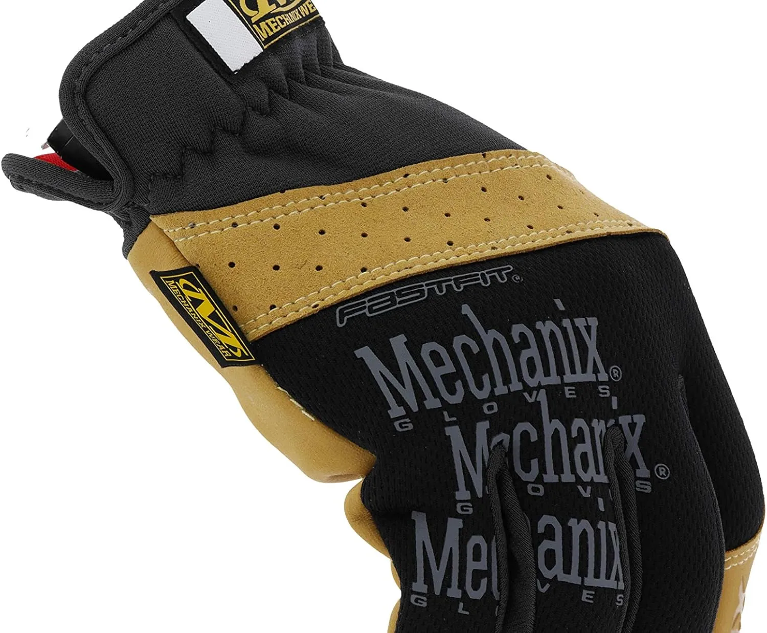 Mechanix Wear: Material4X FastFit Work Gloves (X-Large, Brown/Black)