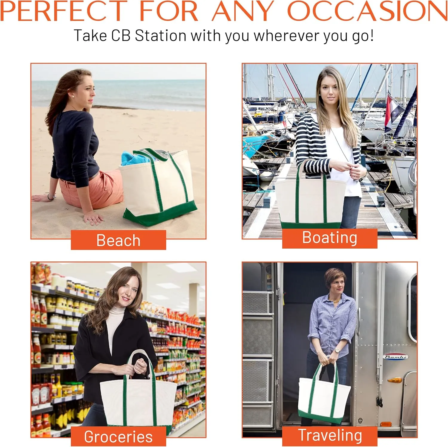 Medium Classic Canvas Tote Bag for Women, Top Zipper Closure, Outer Pocket, Daily Essentials, Groceries, Traveling
