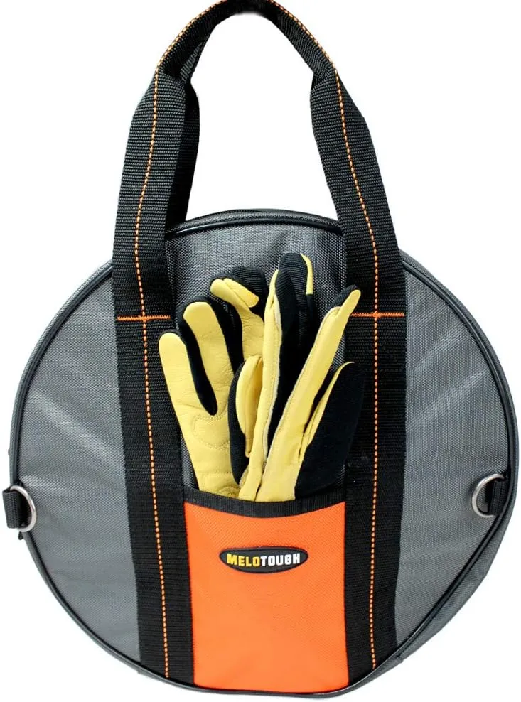 MELOTOUGH Jumper Cable Bag - Tools Cable Bag - Storage & Organizer for Cables, Cords, and Hoses Including EV Charging Cables for Electric Vehicles (1)