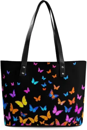 Men's Portable Tote Bag Trendy Modern Leather Handbag For Work Weekend