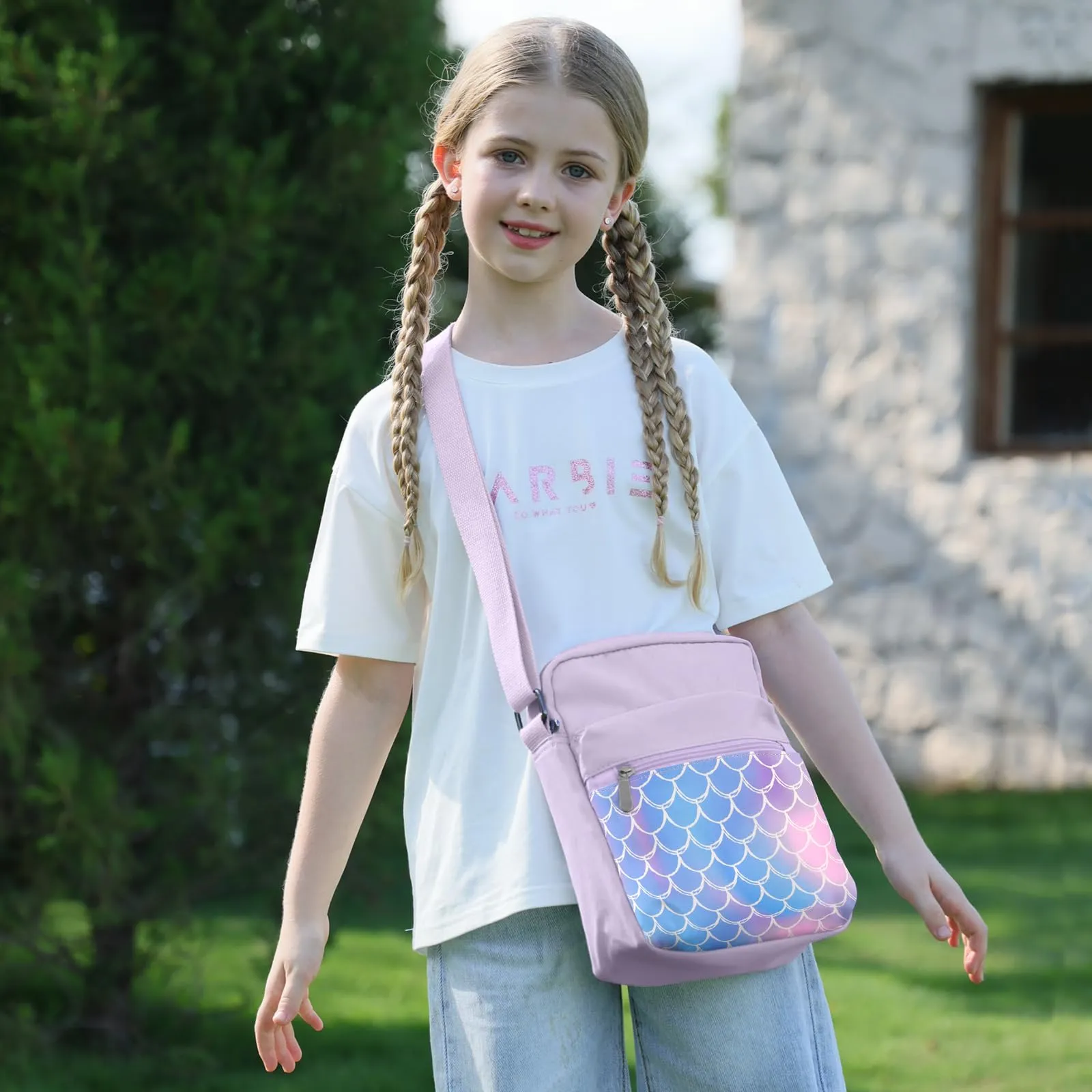 Mermaid Purple Crossbody Purse