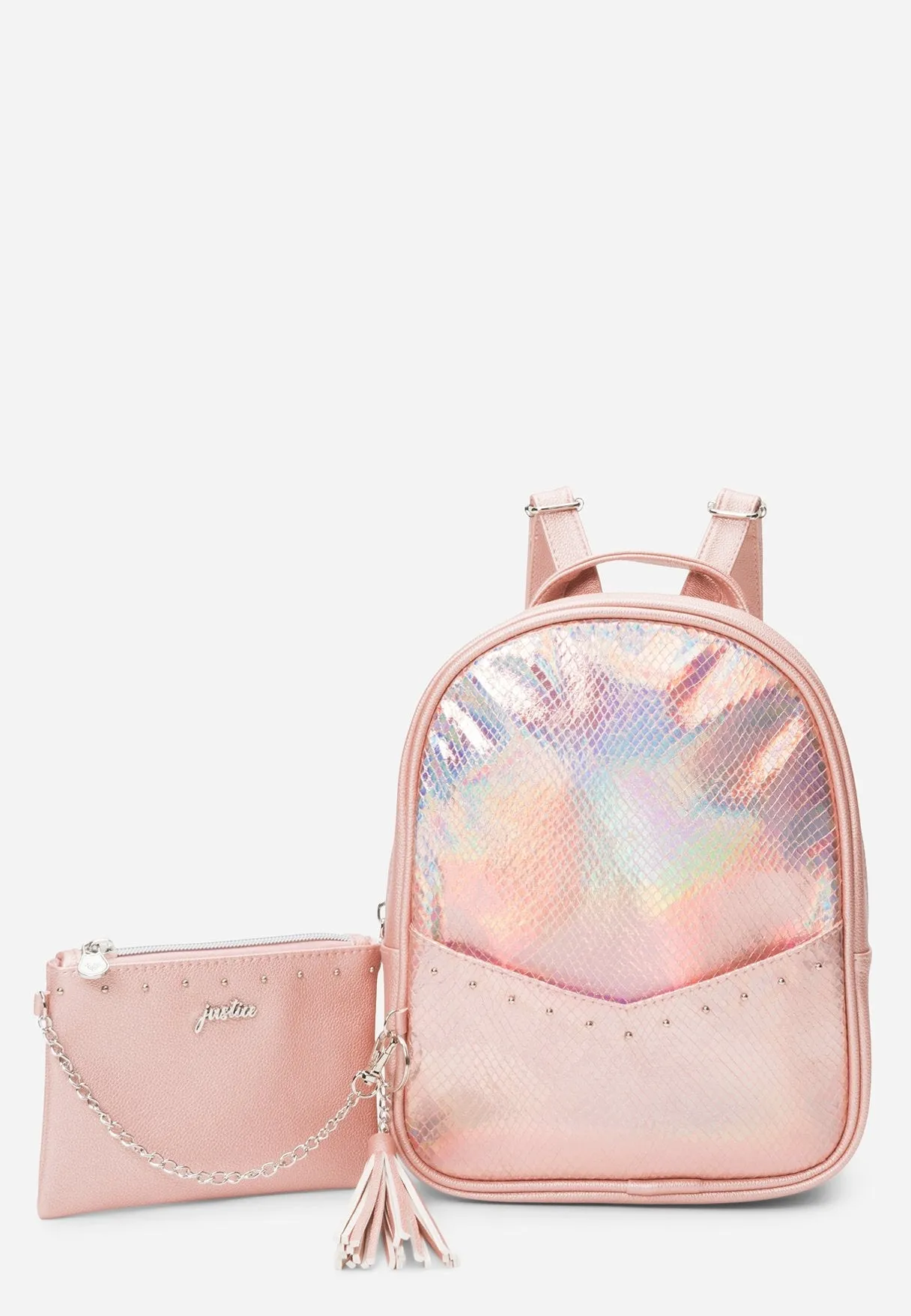 Metallic Pocket Mini Backpack