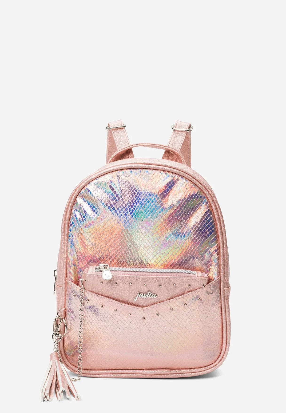 Metallic Pocket Mini Backpack