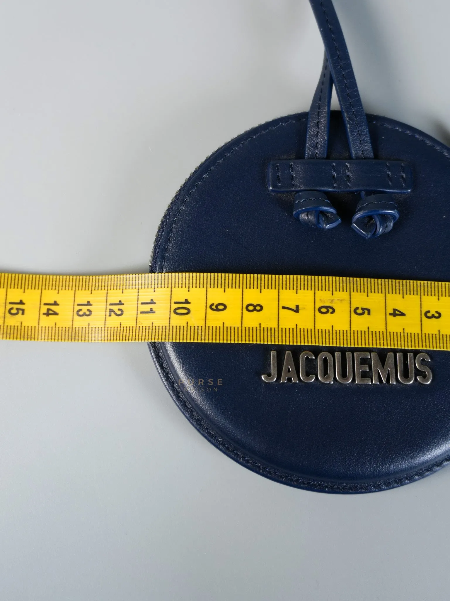 Mini Coin Purses in Navy Blue Le Pitcho Leather