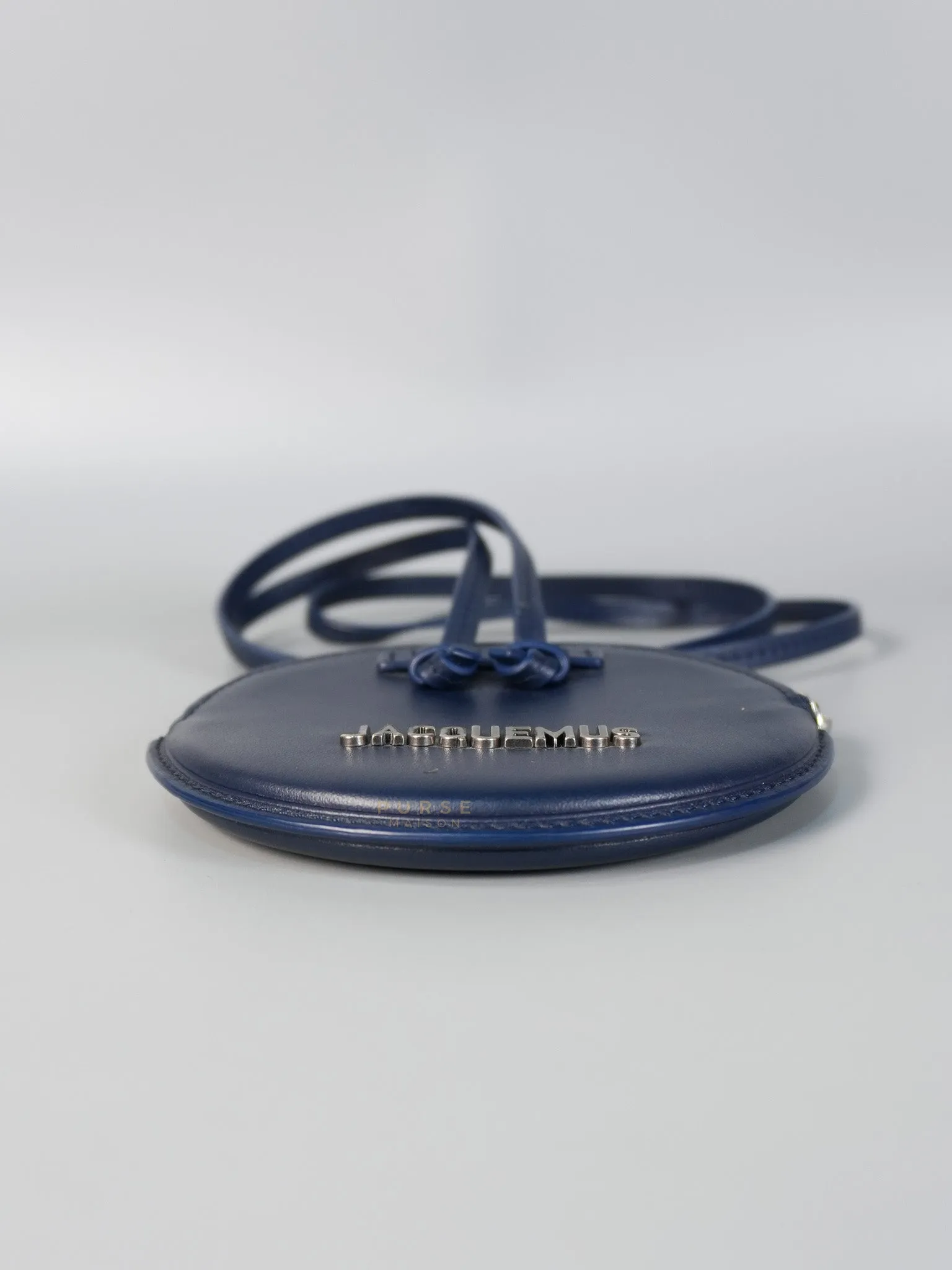 Mini Coin Purses in Navy Blue Le Pitcho Leather