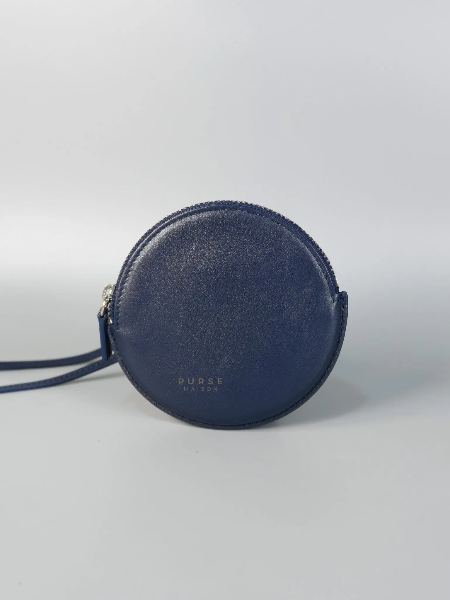 Mini Coin Purses in Navy Blue Le Pitcho Leather