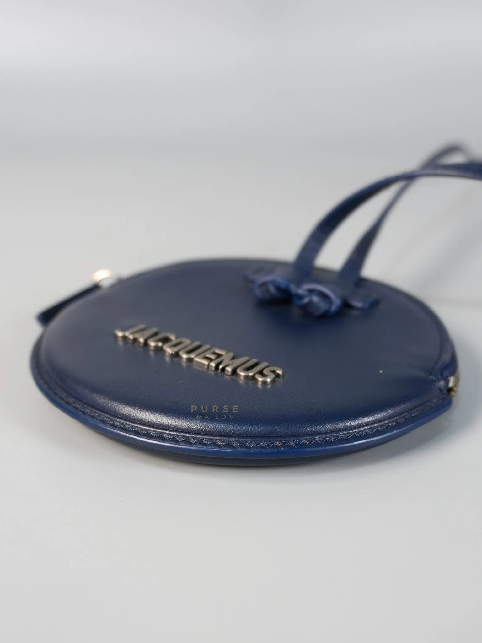 Mini Coin Purses in Navy Blue Le Pitcho Leather