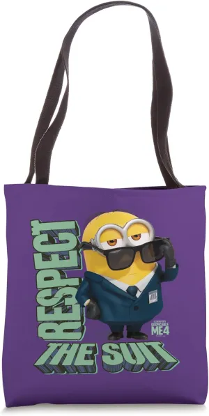 Minions Despicable Me 4 Respect the Suit Tote Bag