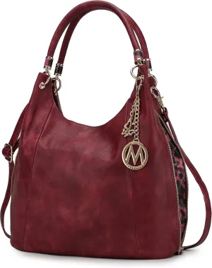 MKF Collection Hobo Purses for Women – PU Leather Handbag Womens Hobo Shoulder bag – Fashion Top Handle
