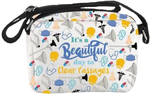 MNIGIU ENT Doctor Gift Otolaryngologist Gift It’s A Beautiful Day To Clear Passages Crossbody Bag for ENT Office