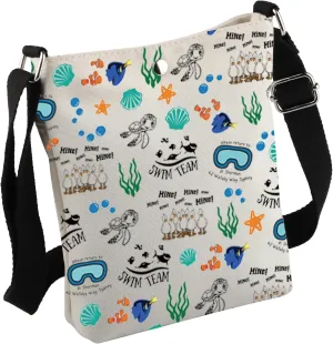 MNIGIU Funny Fish Dory Gift Fish Dory Crossbody Bag Fish Dory Lover Gift Fish Dory Merchandise