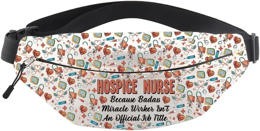 MNIGIU Hospice Nurse Gift Palliative Care Crossbody Bag Hospice Care Gift Hospice Nurse Bum Bag