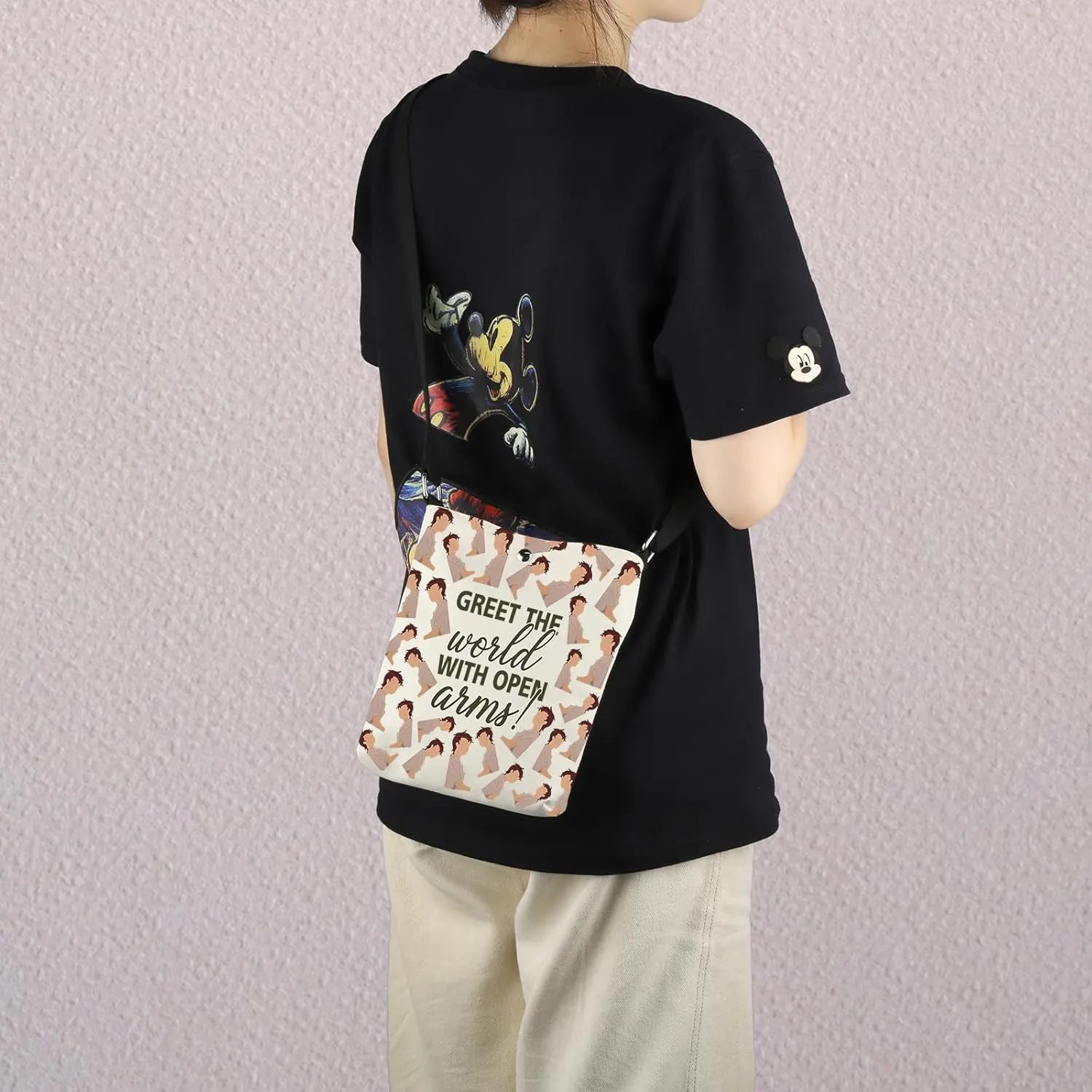 MNIGIU Musical Inspired Gift Musical Crossbody Bag Musical Merch For Musical Lover