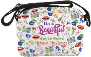 MNIGIU SLP Gift Pathologist Gift It’s a Beautiful Day To Solve Medical Mysteries Crossbody Bag for Speech Therapist