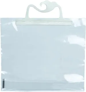 Monaco Hanging Storage Bags, Original Line, 10-Pack of 9 X 8 Inch Clear Plastic Bags for Classroom, Library, and Pharmacy Use