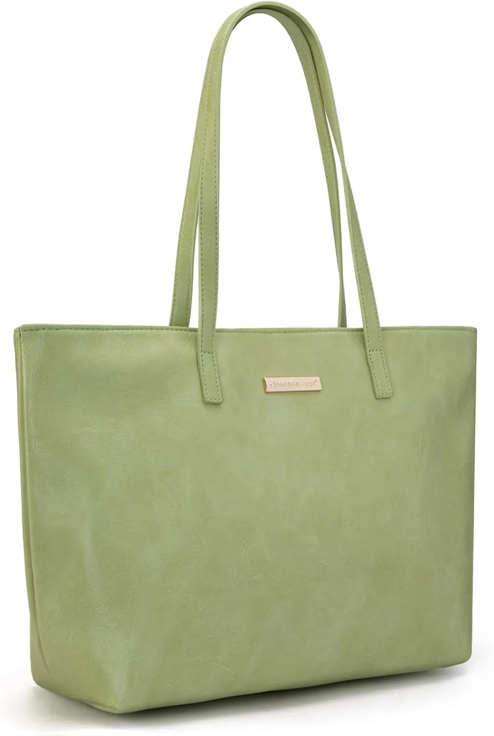 Montana West Tote Bags for Women Shoulder Handbag Casual Work Satchel Purses with Zipper