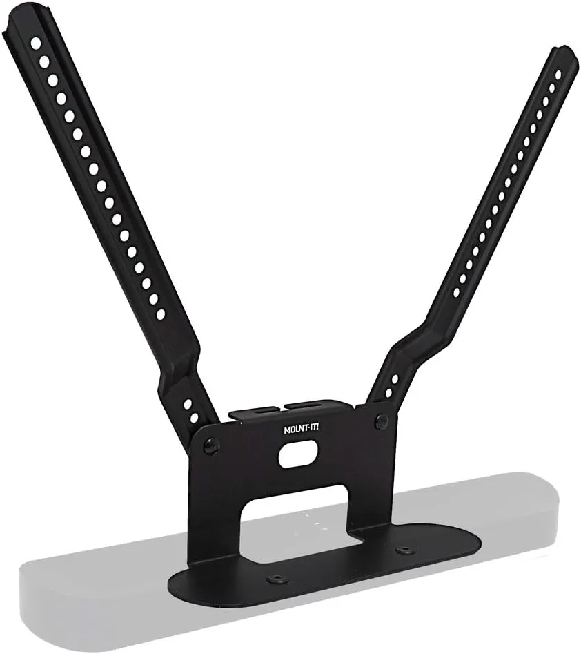 Mount-It! Sound Bar TV Mounting Shelf Compatible with Sonos Beam Speaker | Soundbar Mount Bracket Kit for Televisions with 200mm - 600mm VESA Mounting Pattern