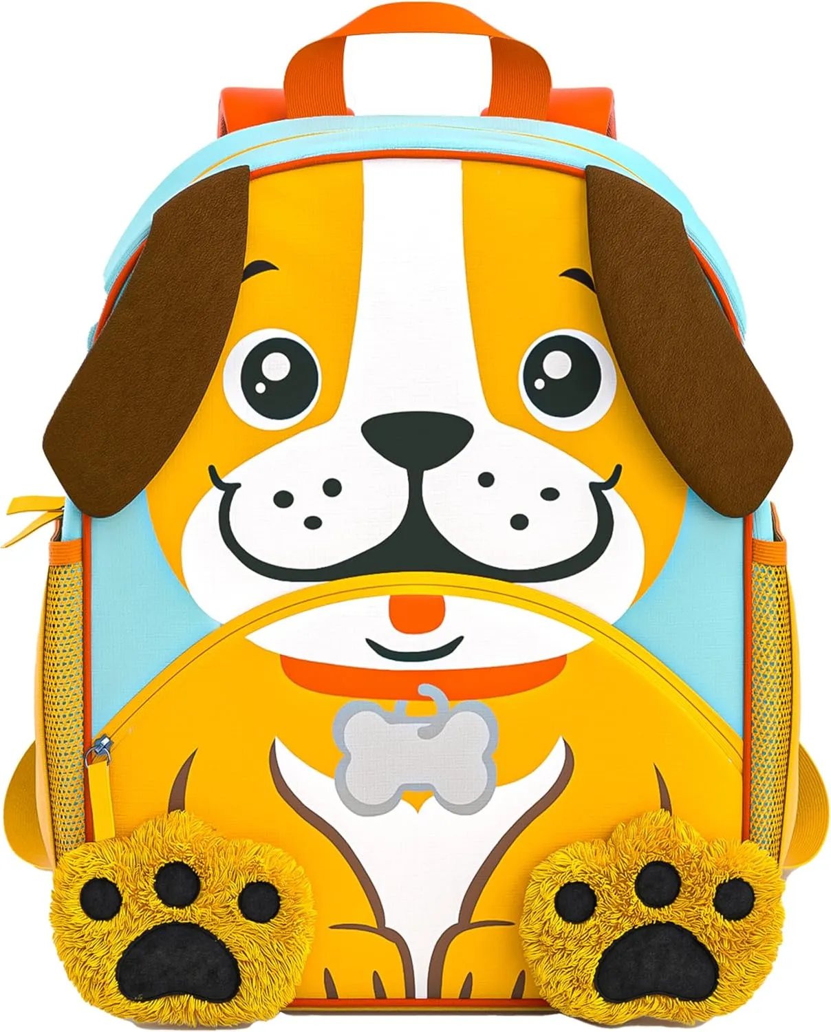 Move2Play, Puppy Kids Backpack | Kid Size | Back to School | Elementary, Kindergarten Book Bag | Designed for Boys & Girls Ages 4  Year Olds | Travel Ready