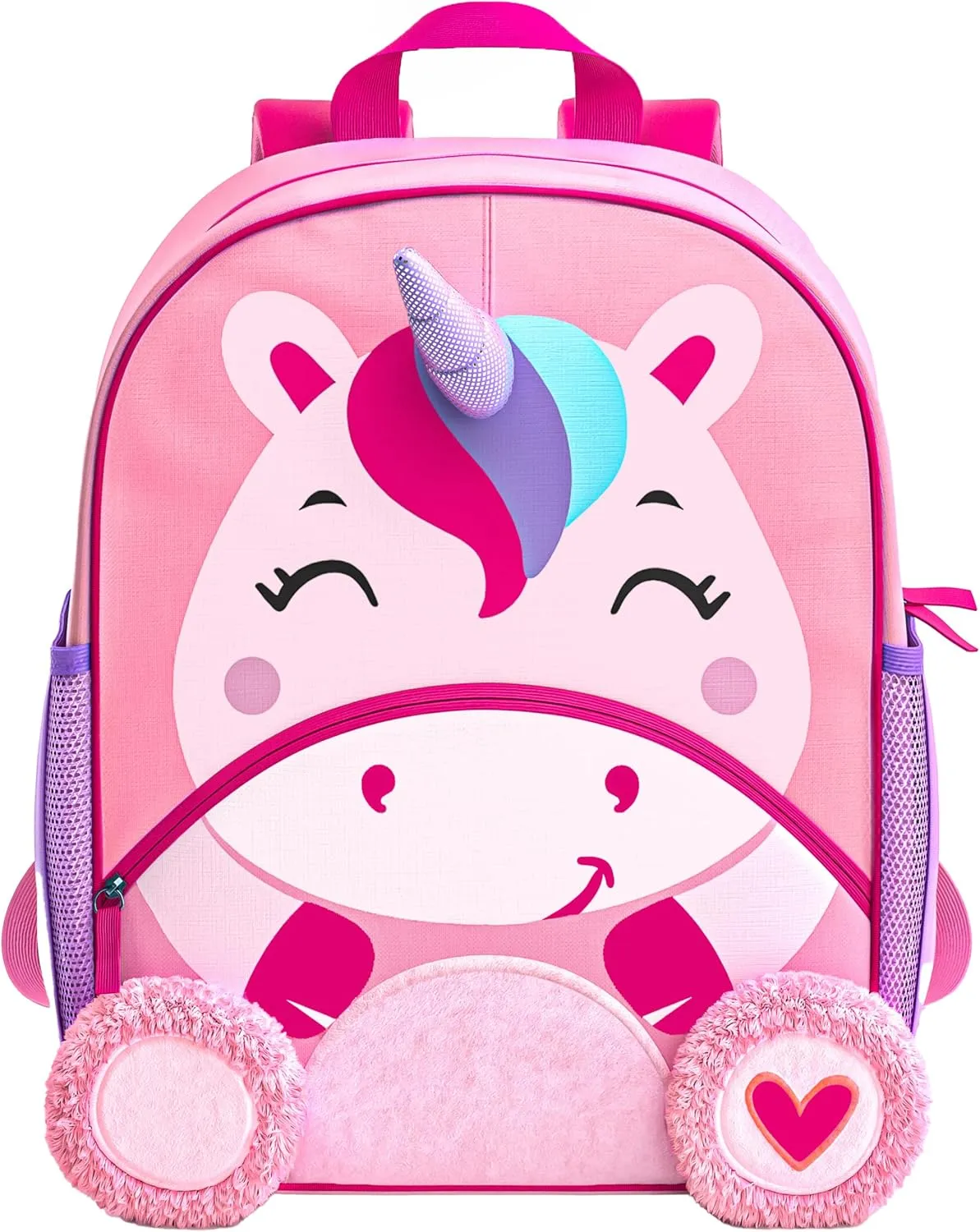Move2Play, Unicorn Toddler Backpack | Back to School | Preschool Backpack For Kids | Kindergarten School Book Bag | Small, Little, Mini Size Designed for Boys & Girls Ages 2, 3-5  Year Olds
