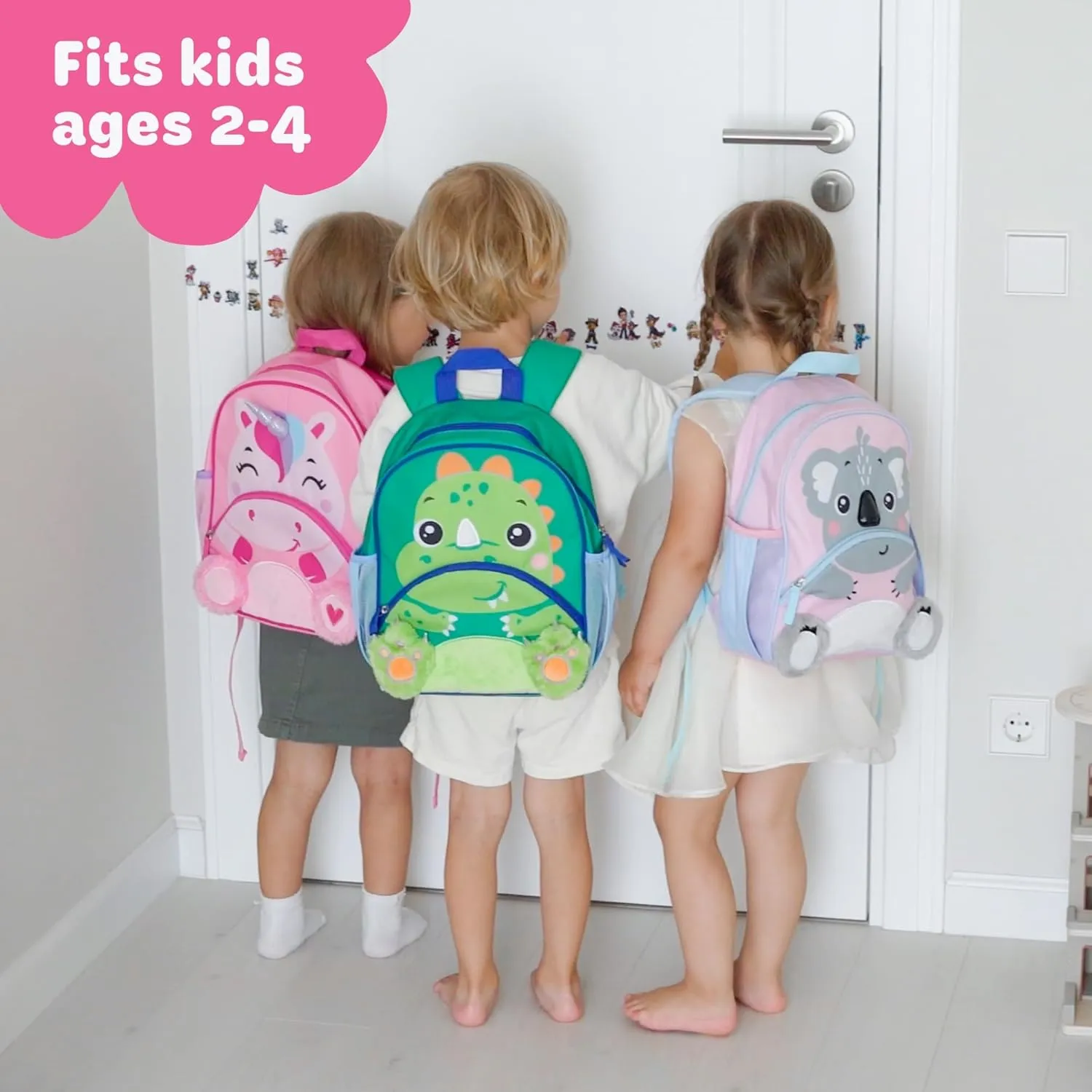 Move2Play, Unicorn Toddler Backpack | Back to School | Preschool Backpack For Kids | Kindergarten School Book Bag | Small, Little, Mini Size Designed for Boys & Girls Ages 2, 3-5  Year Olds