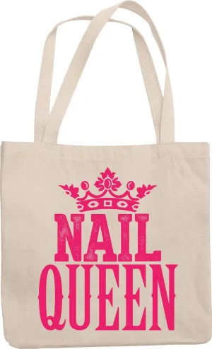 Nail Queen. Cool Reusable Tote Bag for Nail Artist or Professional
