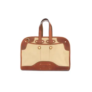 Nappa Dori Beige Portfolio Bag