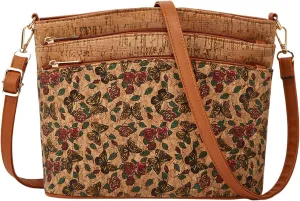 Natural cork shoulder bag handbag vintage crossbody shoulder bag