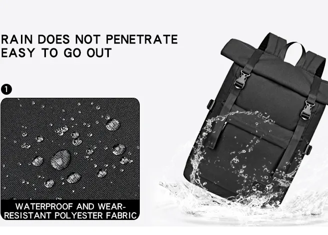 New Lightweight Foldable-Top Extendable Rucksack