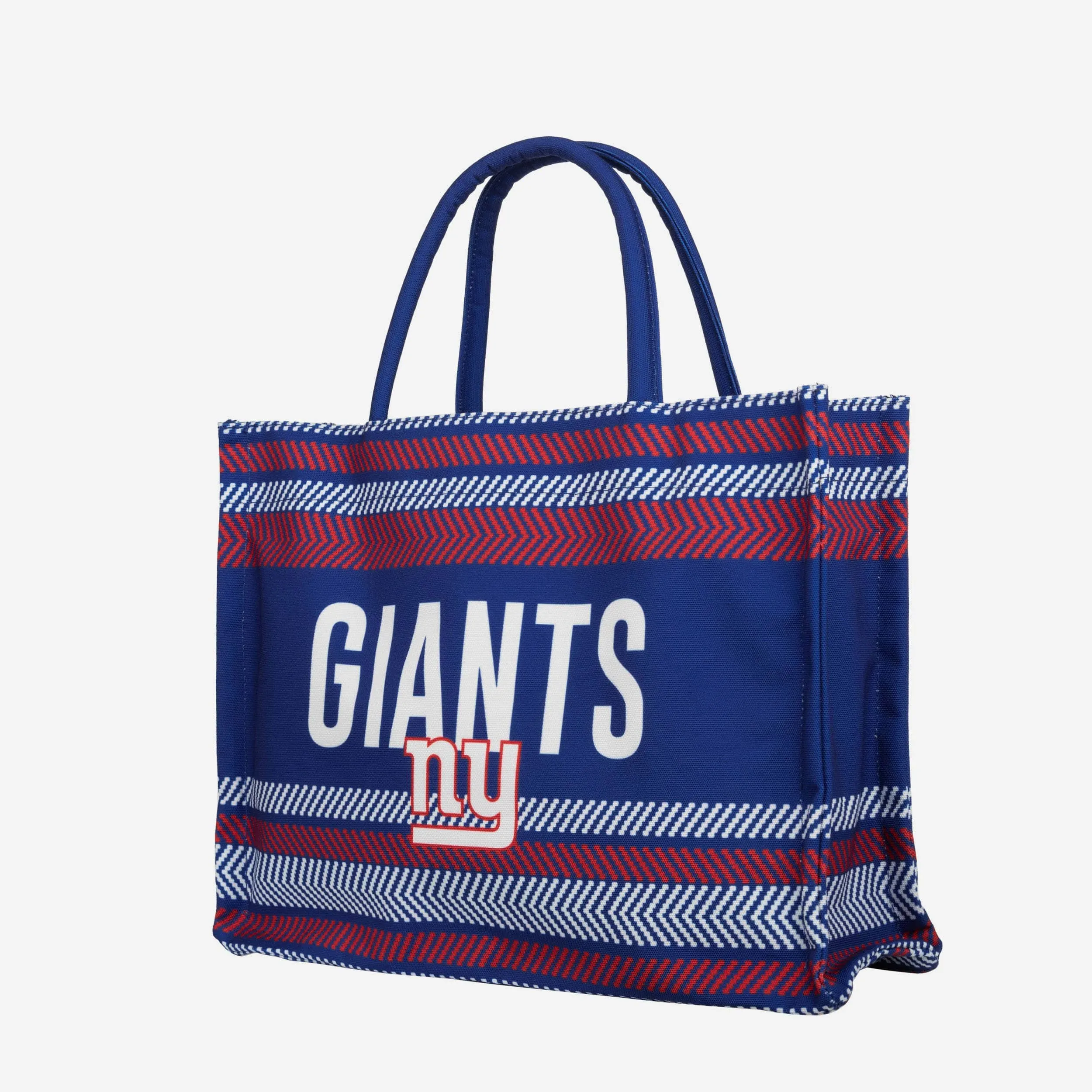 New York Giants Stitch Pattern Canvas Tote Bag
